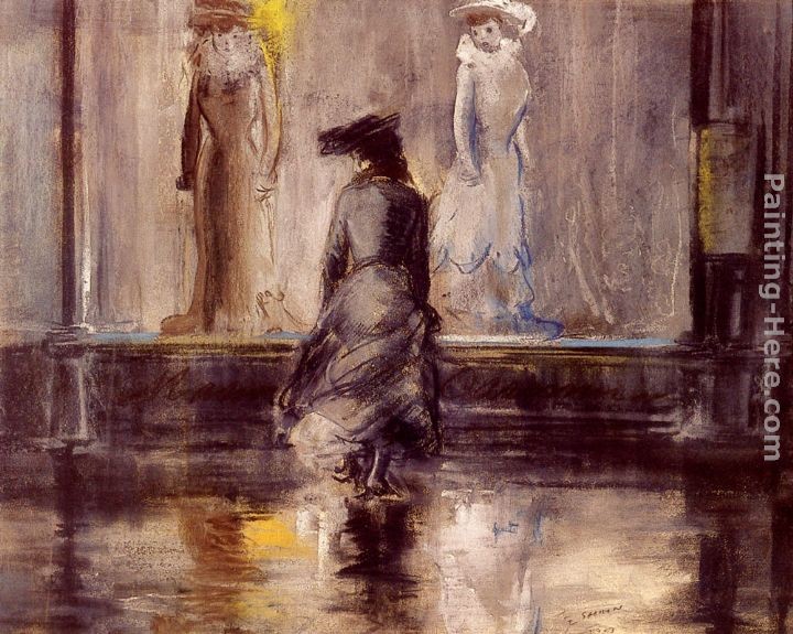 Everett Shinn Window Shopping